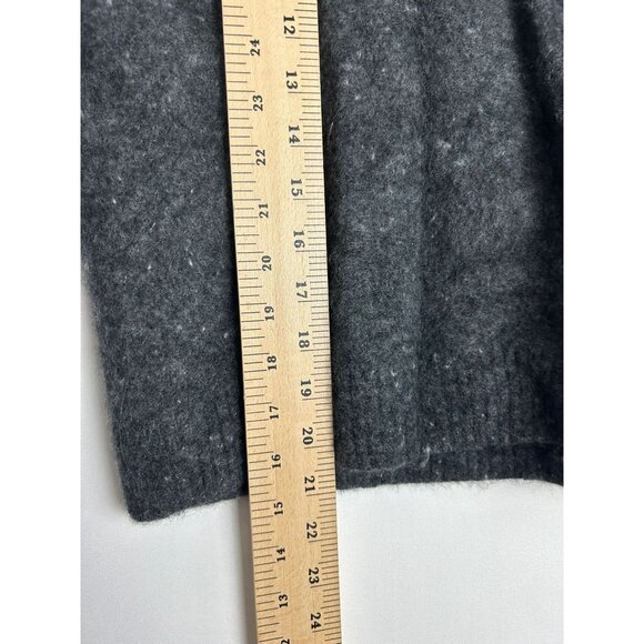 Jack Victor Boy S/P Gray Wool & Cashmere Blend Half-Zip Sweater - Picture 4 of 12